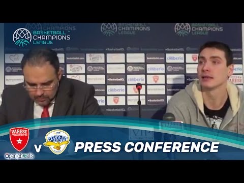 Openjobmetis Varese v EWE Baskets - Press Conference - Basketball Champions League