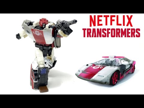 Transformers Netflix Deluxe Class Red Alert Review