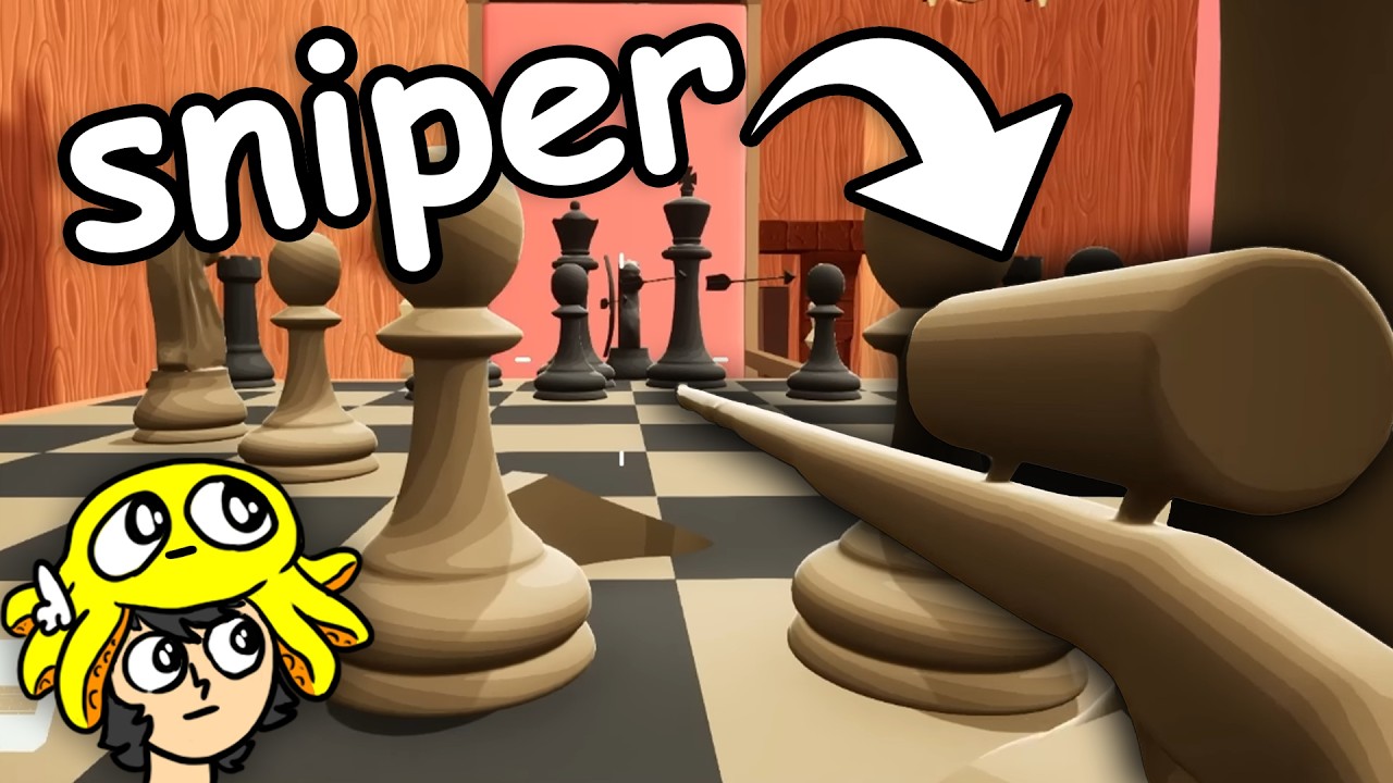 dois abestado jogando xadrez com armas