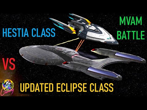USS Hestia VS USS Enterprise G (Updated Eclipse Class) Both Ways - Star Trek Starship Battles