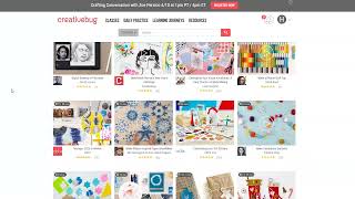 TADL How To: Get started with Creativebug in 2 minutes!