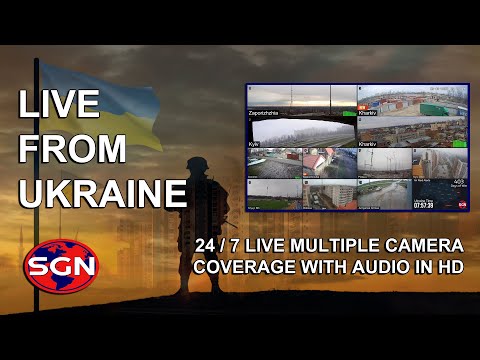 Live from Ukraine - 24/7 Multiple Live Camera Views with Audio in HD April 2 2023 Part 2