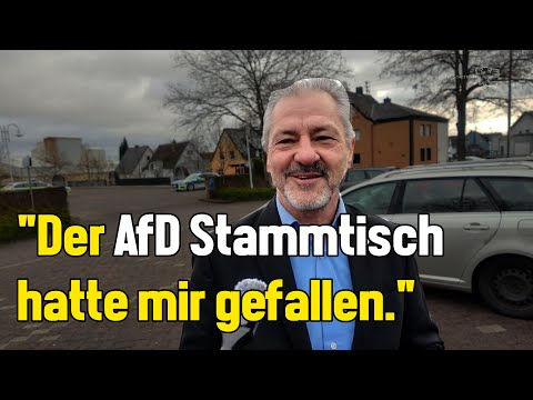 Smalltalk mit AfD Funktionär Ferdinand  Weber