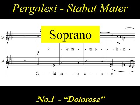 Pergolesi- Stabat Mater - 1.Dolorosa - Soprano