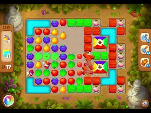 GardenScapes Level 3797 no boosters (24 moves)