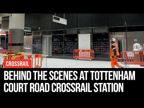 LBC Goes Behind The Scenes At Tottenham Court Road Crossrail Station - LBC