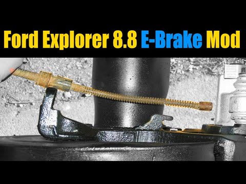 HOW TO RETROFIT FORD EXPLORER 8.8 E-BRAKE HOOK UP FOR OLD SCHOOL SWAP |Ford 8.8 Parking Brake Set Up