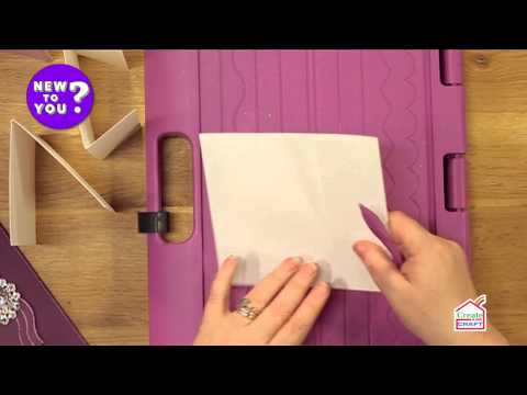 Making Different Card Folds Using a Score board with...