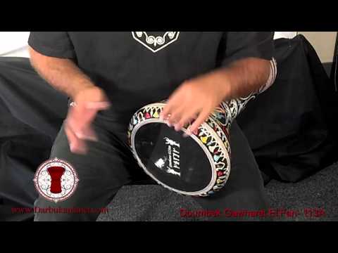 The Egyptian King Gawharet El Fan 17" Darbuka Drum (113A)