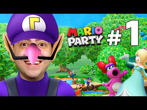 alanzoka jogando Mario Party com os amigos - #1