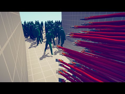 100x ZOMBIE vs EVERY GOD in CORRIDOR ► Totally Accurate Battle Simulator TABS