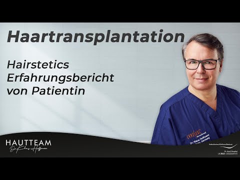 Haartransplantation - Hairstetics Erfahrungsbericht von Patientin