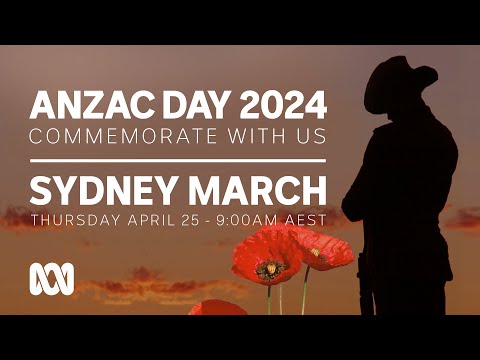 LIVE: Sydney March | Anzac Day 2024 🎖️ | OFFICIAL BROADCAST | ABC Australia