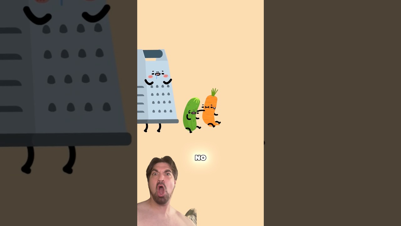 Funny Animations: Cucumber and Carrot