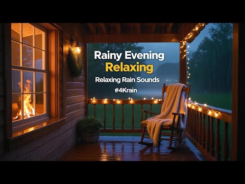 🌧 Rainy Evening in an American Farmhouse | Cozy Rain Sounds for Relaxation & Focus #4KRain