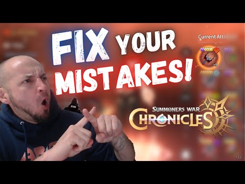 DON'T BE A "NOOB"! New Player Mistakes in Raids! - Summoners War Chronicles