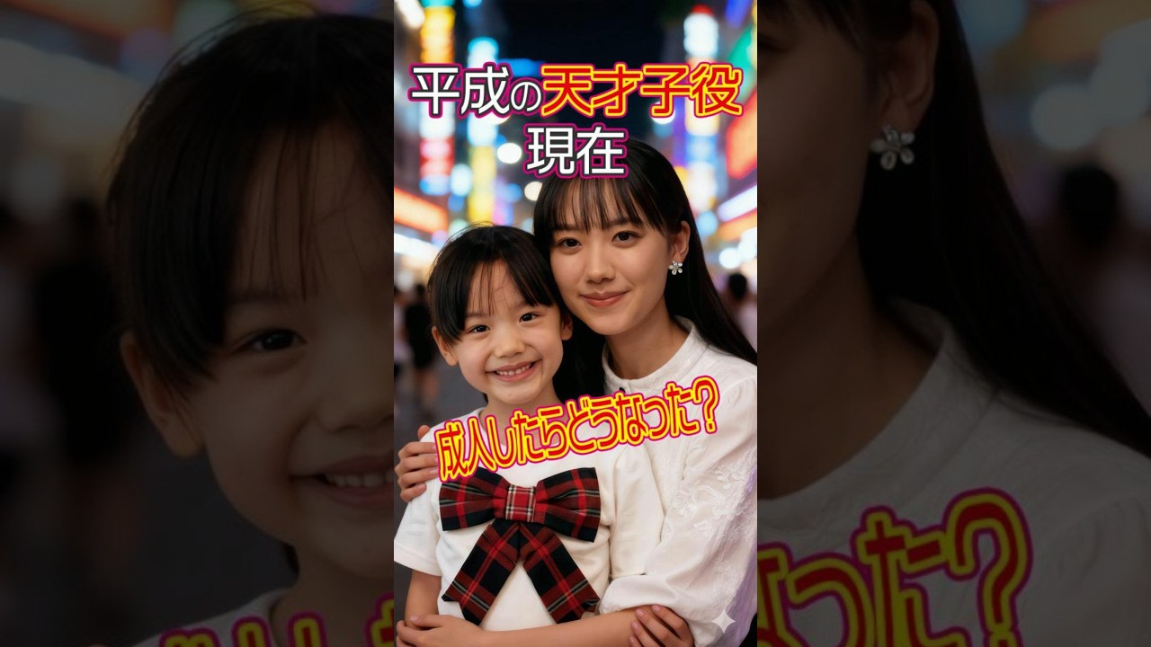 【衝撃】エモすぎる…！平成を彩った天才子役たちの当時と現在👀✨ #今と昔 #子役時代