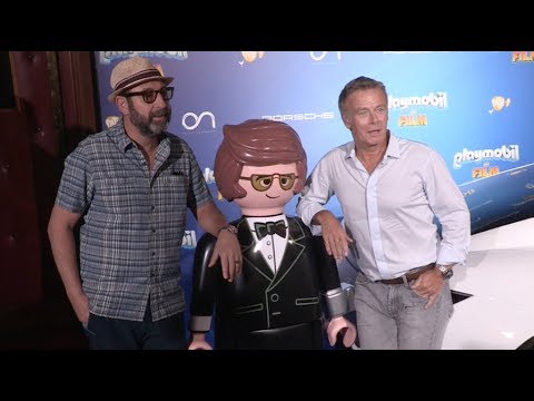 Kad Merad, Franck Dubosc at Playmobil the movie Premiere