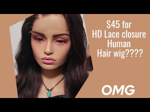 Reviewing Show Jarlly Hair, ONLY $45??? #HDLace #humanhairwig  #cheapwigs #amazonwigs #amazonhair