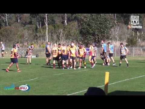 2016 NHRU Round 16 - Premier 2 Highlights - Southern Beaches v Lake Macquarie