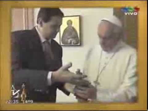 El Papa recibió su premio Martín Fierro