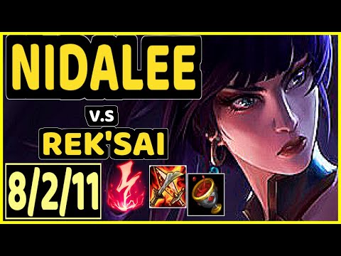 NATALIE (NIDALEE) vs REK'SAI - 8/2/11 KDA JUNGLE CHALLENGER GAMEPLAY - KR