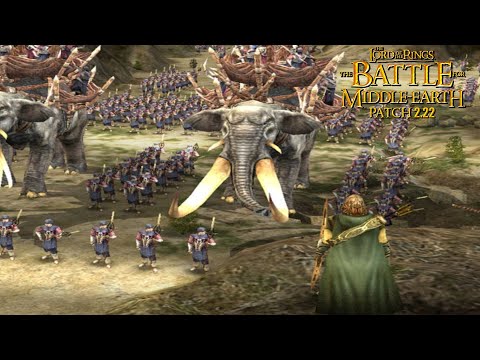 BFME PATCH 2.22 | Battle for Middle Earth | NORTHERN ITHILIEN Gameplay