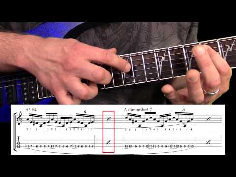 Satch boogie (how to play) Tapping part 2.  click below for next lesson.