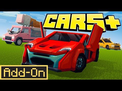 CARS+ ADDON: The BEST Vehicle Customizations for Minecraft Bedrock Edition