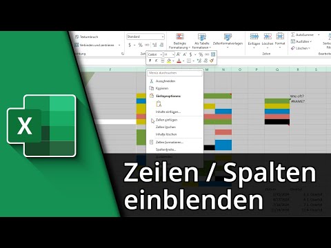 Excel: Alle Zeilen / Spalten einblenden ✅ Tutorial