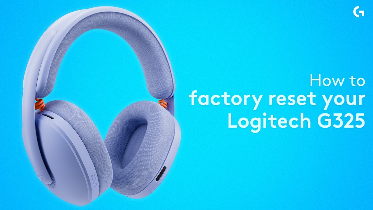 How to factory reset your Logitech G325 gaming headset