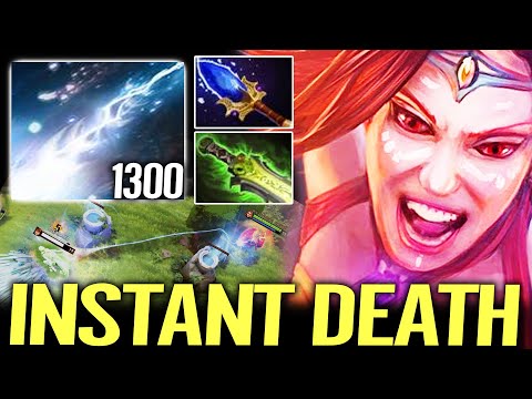 Lina 1 Combo = Instant Death - Dota 2 Magic Build 1st item Aghanim's Scepter
