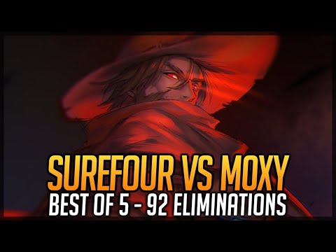 Surefour VS M0xy Stacks [Bo5 & 92 Elims] ex-OWL Player VS Scuff Streamer