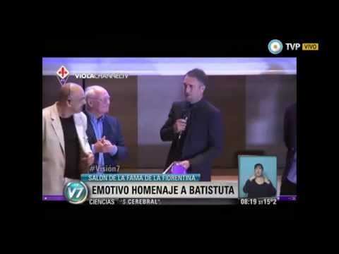 Visión 7 - Emotivo homenaje a Batistuta