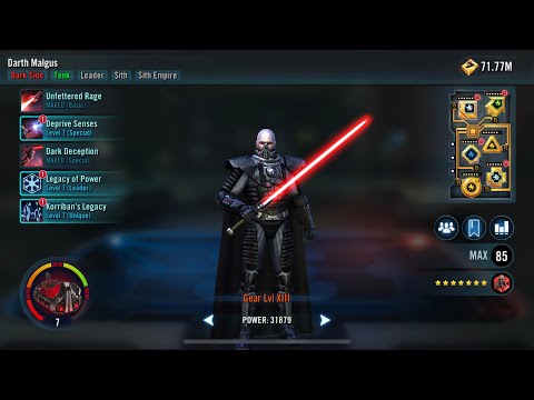 Darth Malgus unlock