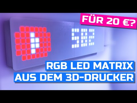 RGB-LED-Matrix für 20 € selbstgebaut? ​🟥 🟩​ 🟦 Awtrix Light-Setupguide für ein DIY-Projekt