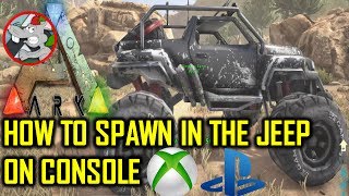 How To Summon/Spawn The Jeep/Buggy In Ark Survival