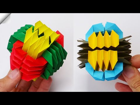 DIY crafts easy Paper toy antistress transformer