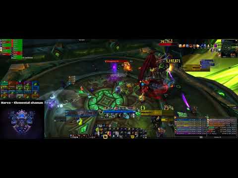 VAI CRY vs. Kil'Jaeden Mythic + Nerd Screams(Elemental Shaman PoV)