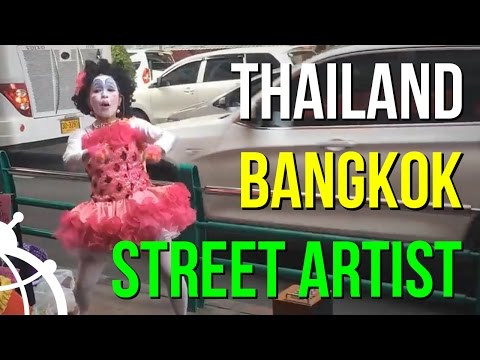 Street Artist in Bangkok, Thailand