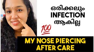 💯NO-INFECTION AFTER NOSE PIERCING