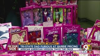 Dad angry over price difference for African-American Barbie Dolls at Target