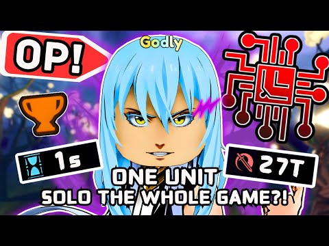 Can GODLY RIMURU(TRUE FORM) Solo The Whole Game?! | Anime Last Stand GLITCHED GLORIOUS