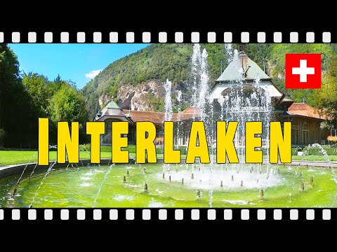 Interlaken Schweiz | (Harder Kulm) Entdecken sie Interlaken | 4K Video
