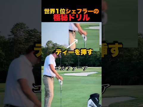 世界1位のシェフラーの極秘ドリル