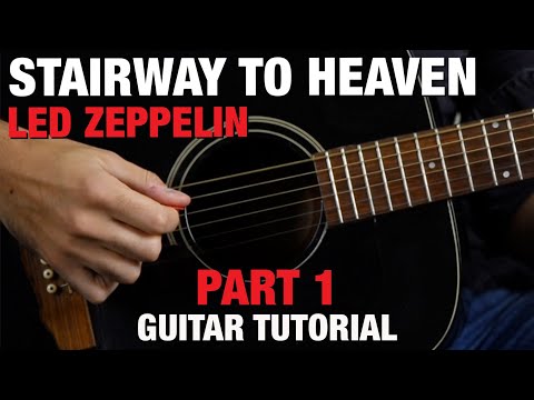 Led Zeppelin - Stairway to heaven - Guitar Tutorial Part 1