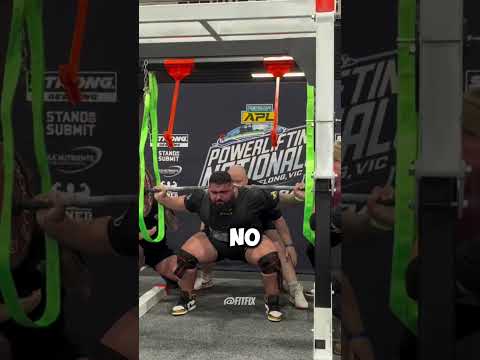 He squatted like his knees had a dea*h wish 💀🔥 #gym #shorts #fitness