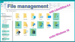 File management with LibreOffice 6.4 on Windows 10