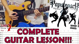 Last Resort - Papa Roach(Complete Guitar Lesson/Cover)with Chords and Tab)