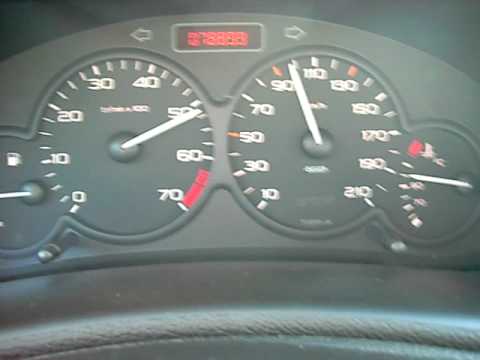 Peugeot 206  1.1 60hp  Acceleration